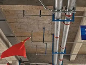 温泉管廊支架的安装方法